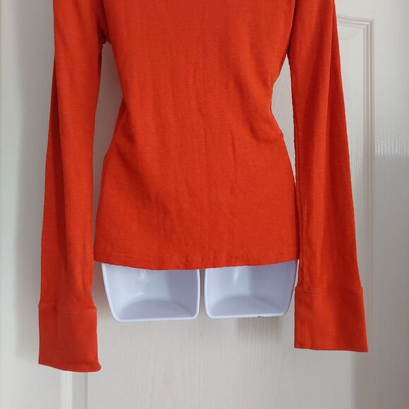 Bootheel Trading Y2K Orange Cowgirl Rodeo Country Western L-Sleeve Shirt L - Picture 8 of 10